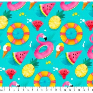 Flame Aqua cor - 01 (Est Digital)